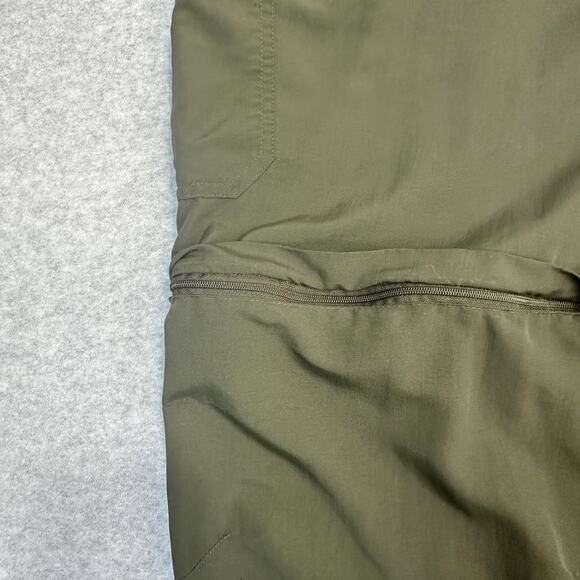 Cabela’s Convertible Hiking Cargo Pants Men 40x32 Army Green Classic Fit Zip-Off - Picture 5 of 13